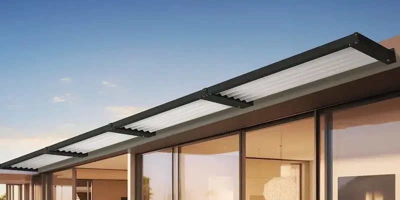 Marquesina bioclimatica para patios