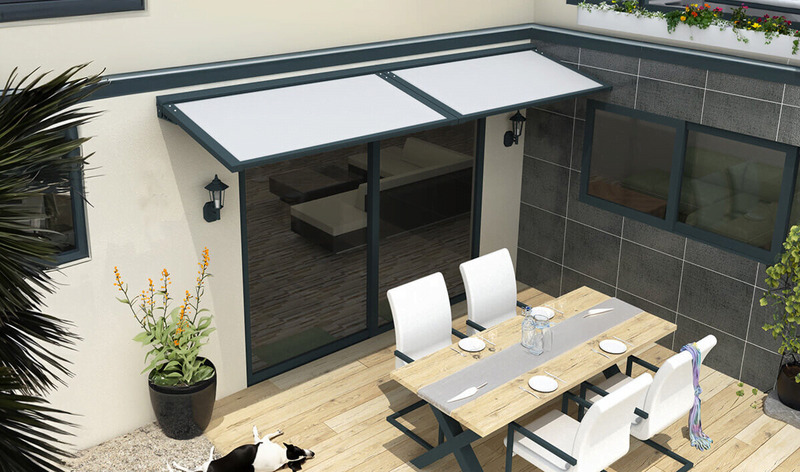 Marquesina de panel aluminio