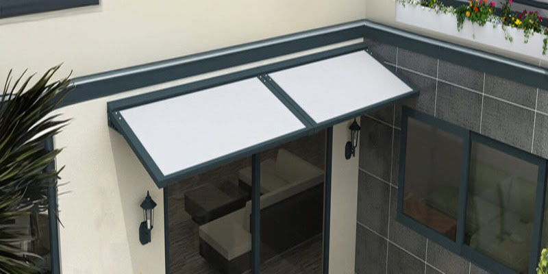 Marquesina para patios panel aluminio