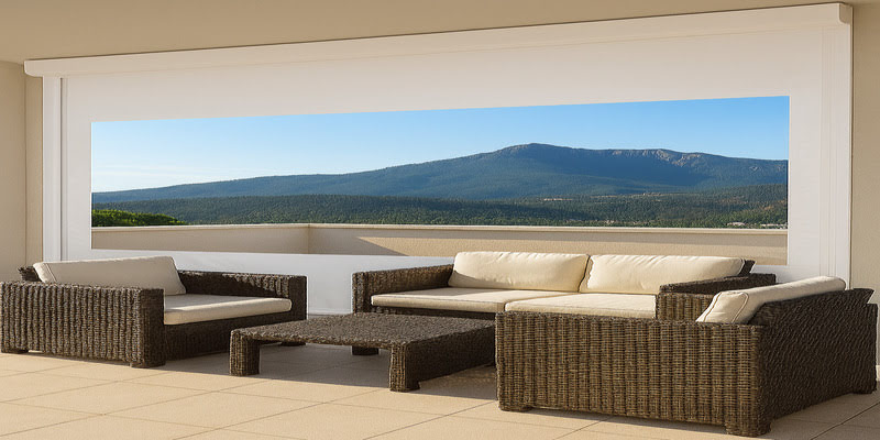 Toldo Transparente Enrollable