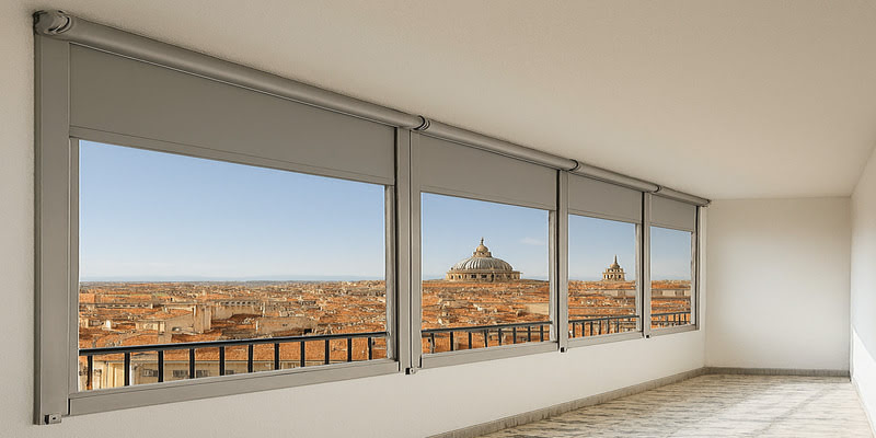 Toldos transparentes para terrazas