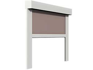 Toldo vertical con cofre